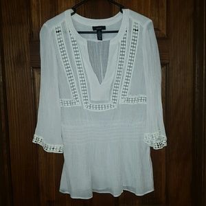 White Alfini blouse